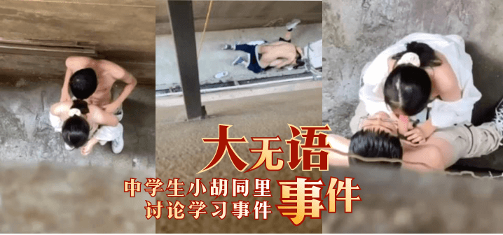 【大无语事件】中学生小胡同里讨论学习事件!【富二代国产在线】